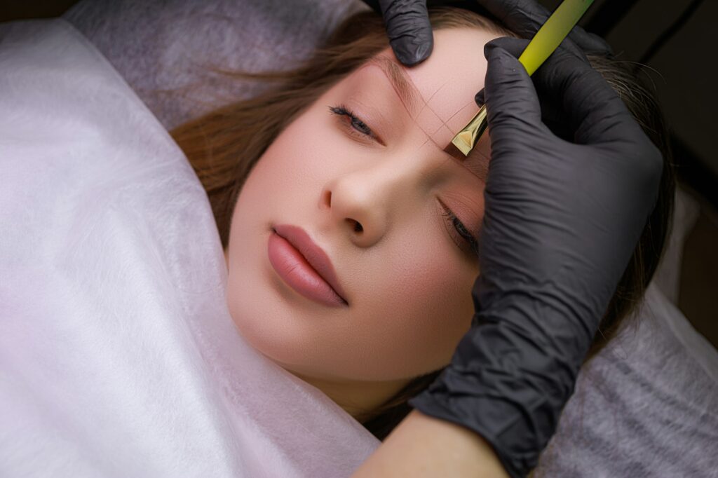 PMU Procedure, Permanent Eyebrow Makeup.